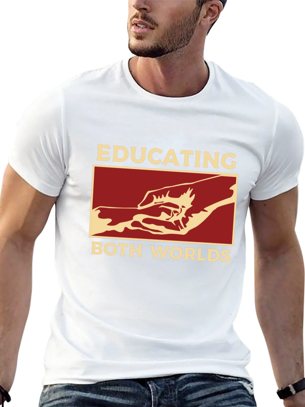 Educating Both Worlds Graphic T-Shirt