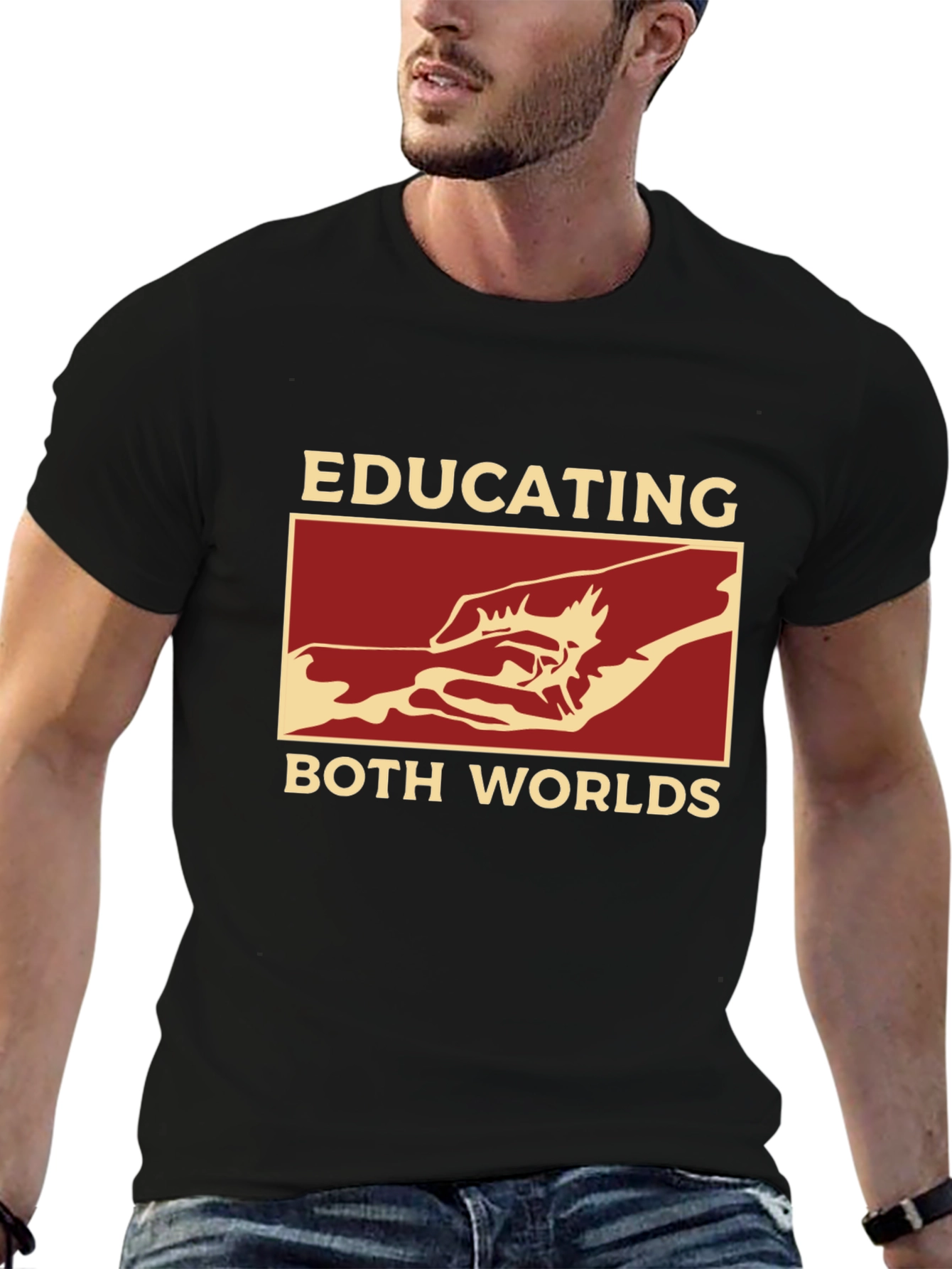 Educating Both Worlds Graphic T-Shirt