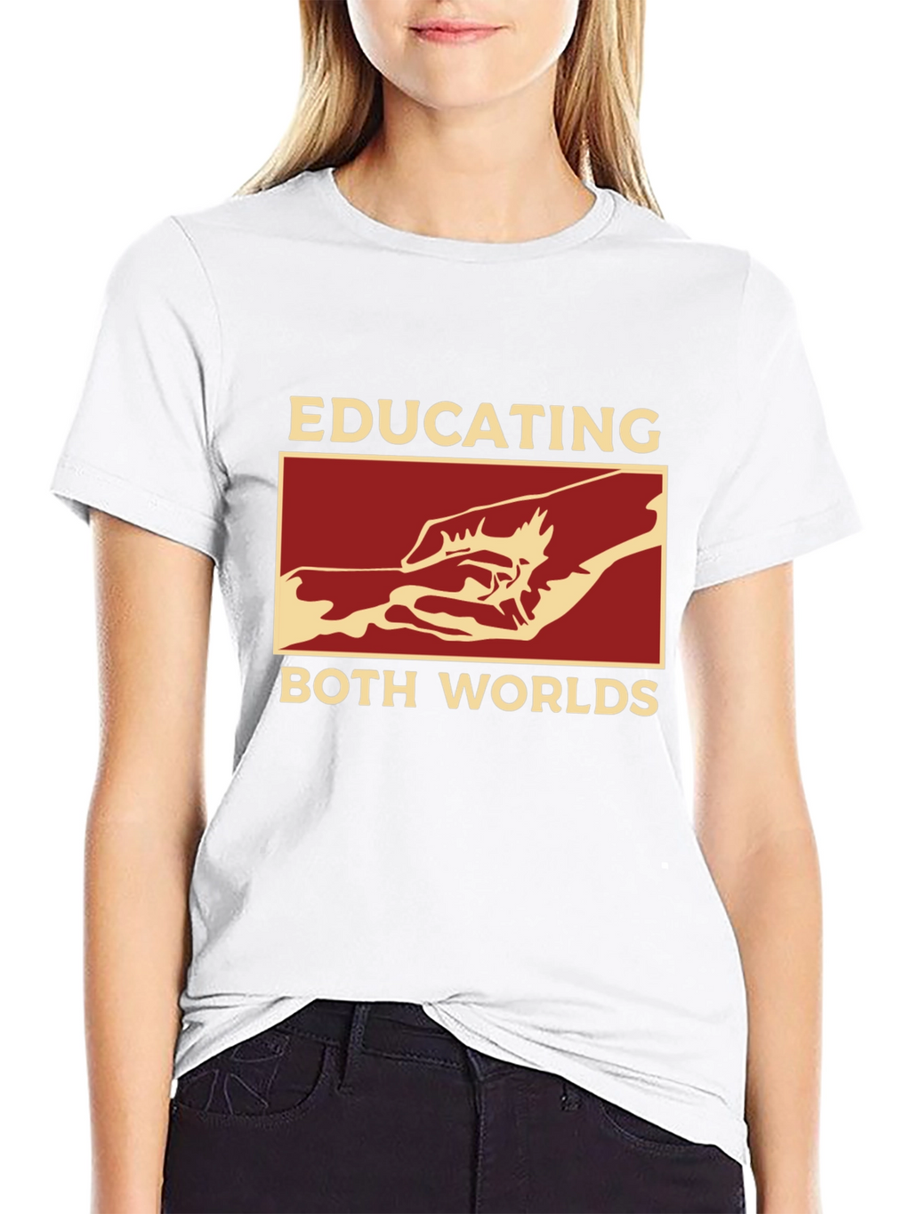 Educating Both Worlds Graphic T-Shirt