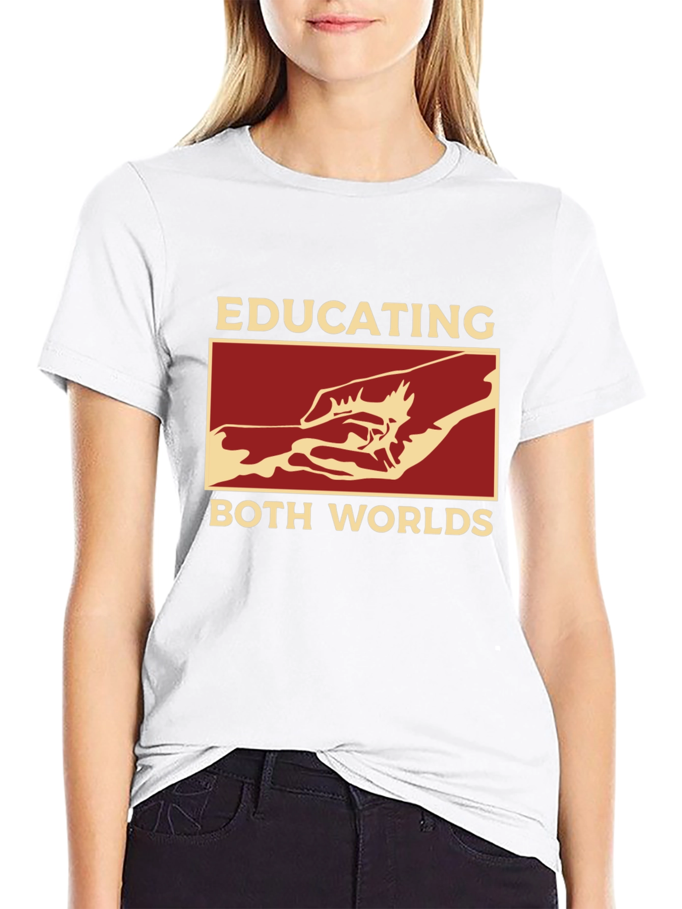 Educating Both Worlds Graphic T-Shirt