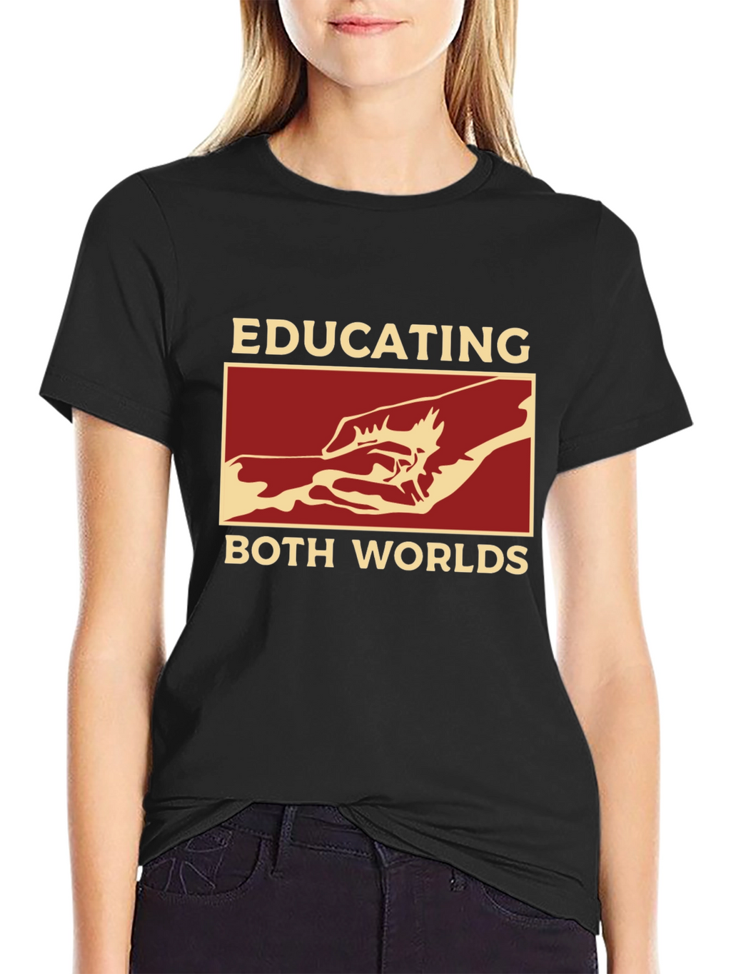 Educating Both Worlds Graphic T-Shirt