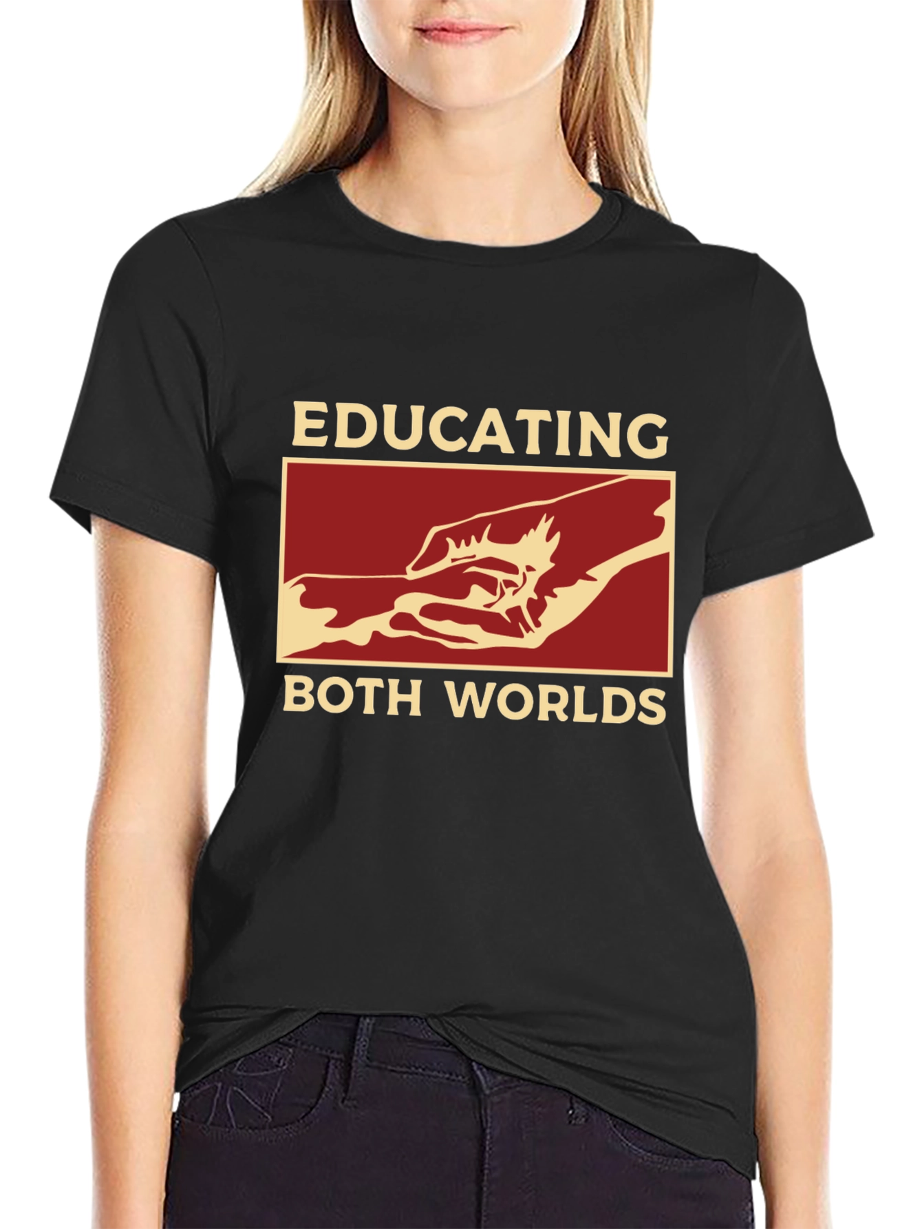 Educating Both Worlds Graphic T-Shirt