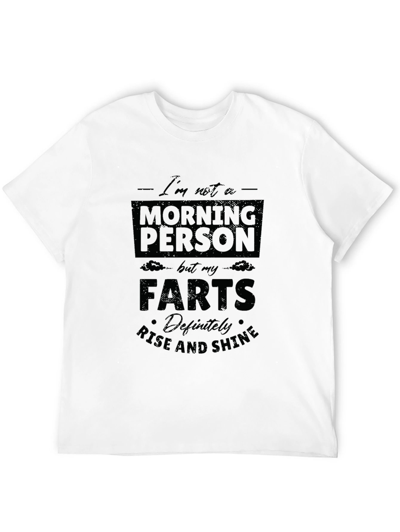 Funny Farts Rise and Shine Graphic Tee