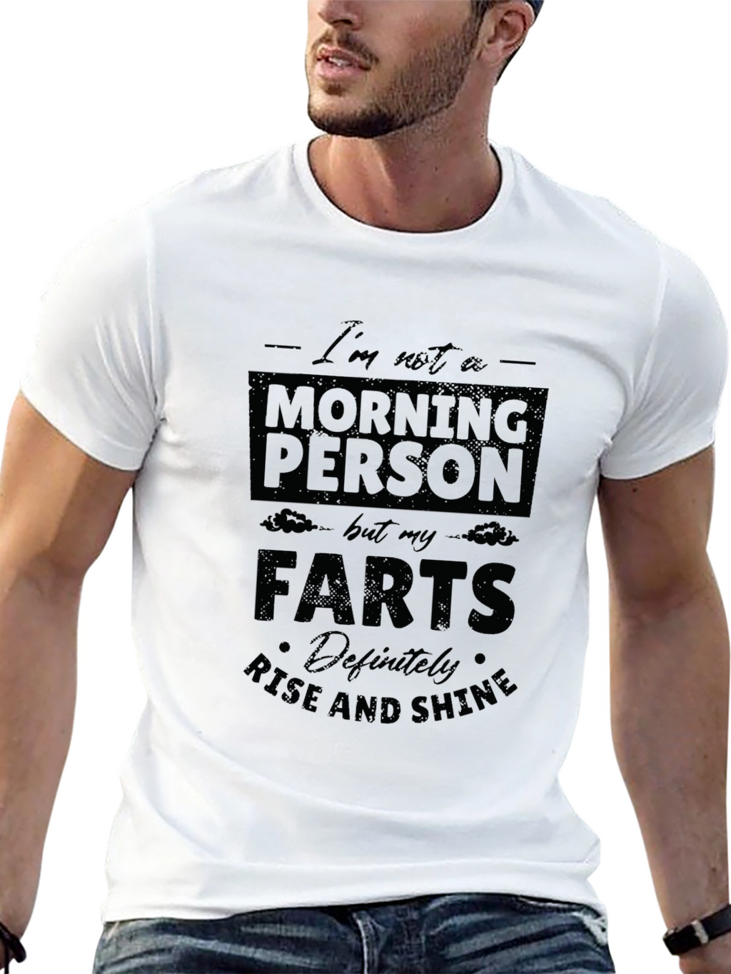 Funny Farts Rise and Shine Graphic Tee