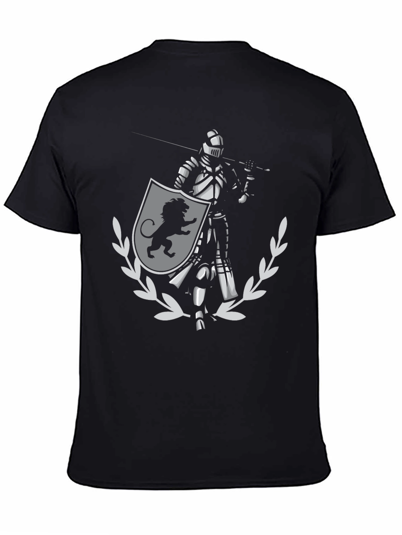 Knight & Lion Shield Graphic T-Shirt