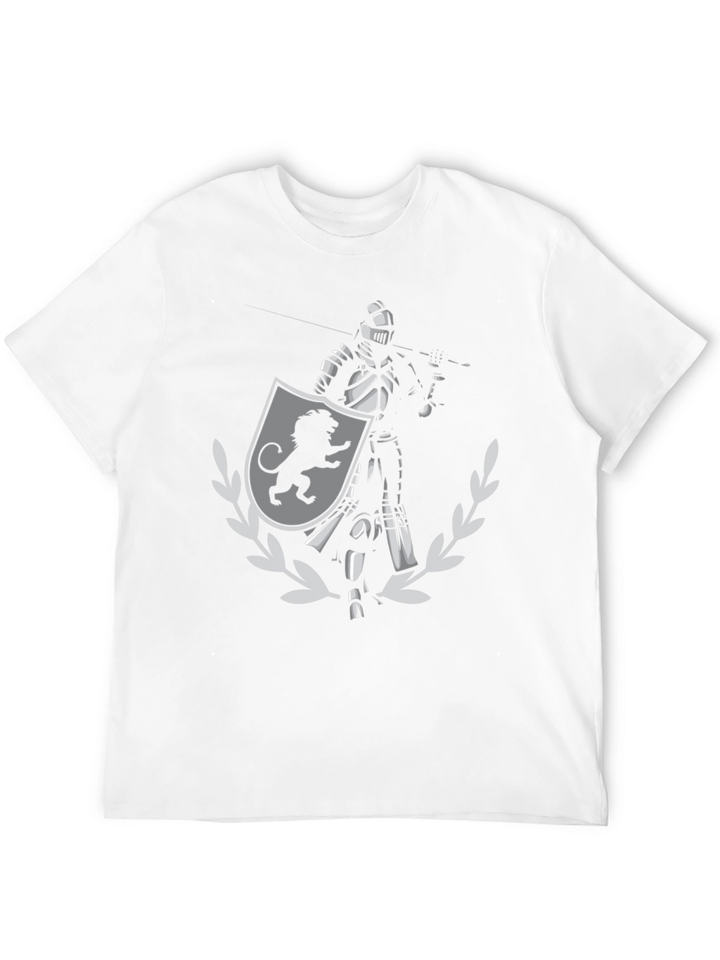 Knight & Lion Shield Graphic T-Shirt