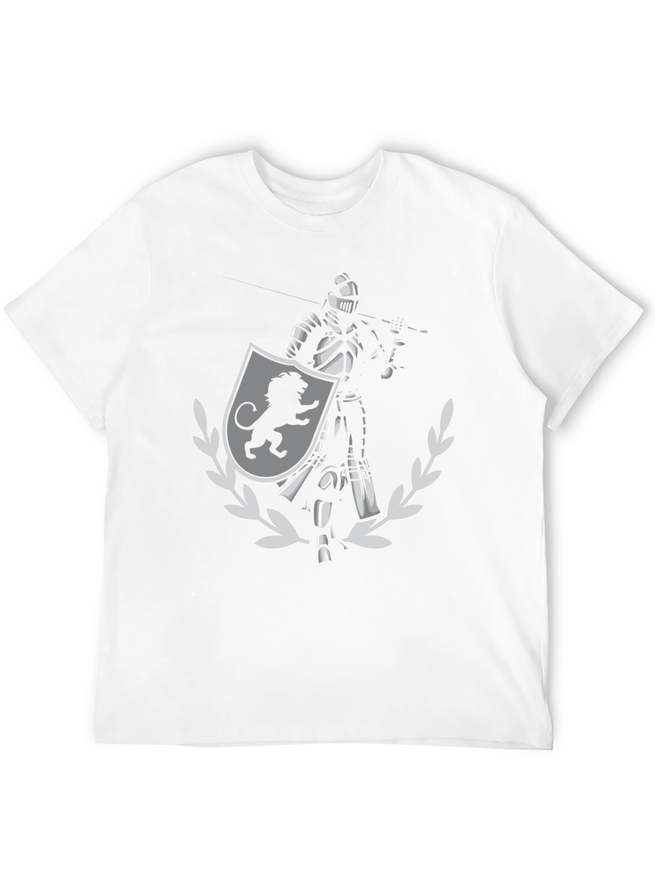 Knight & Lion Shield Graphic T-Shirt