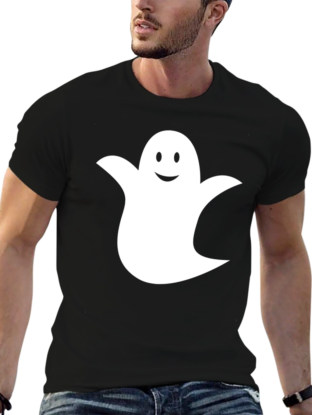 Ghost Graphic T-Shirt - Halloween Tee