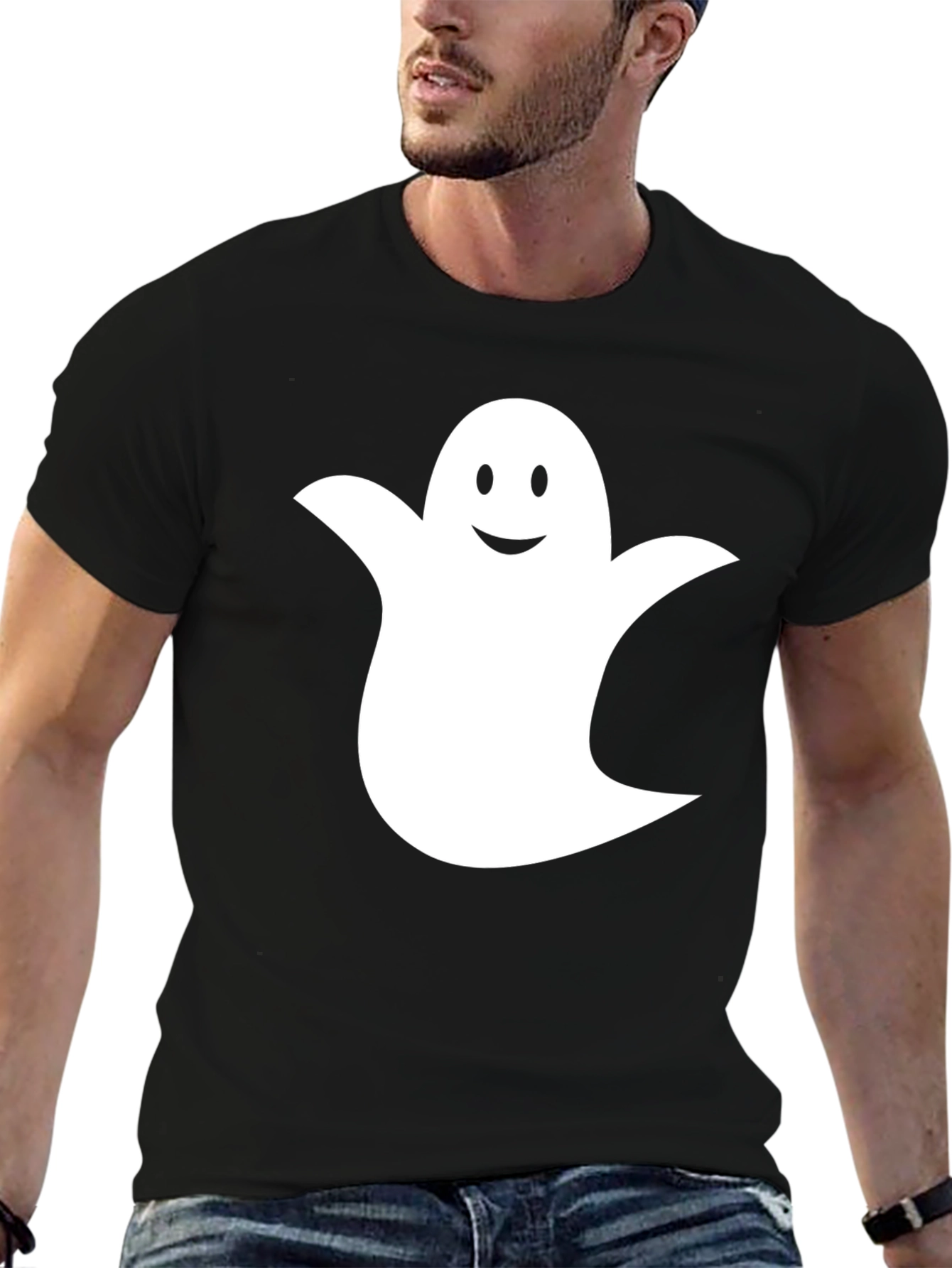 Ghost Graphic T-Shirt - Halloween Tee