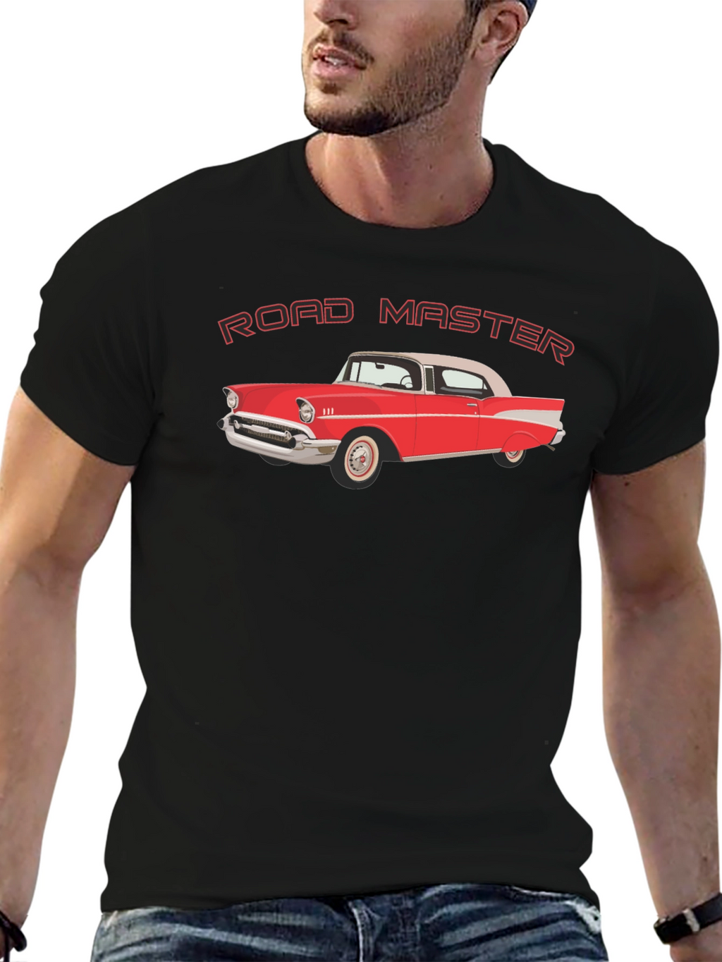 Road Master Classic Car Graphic T-Shirt