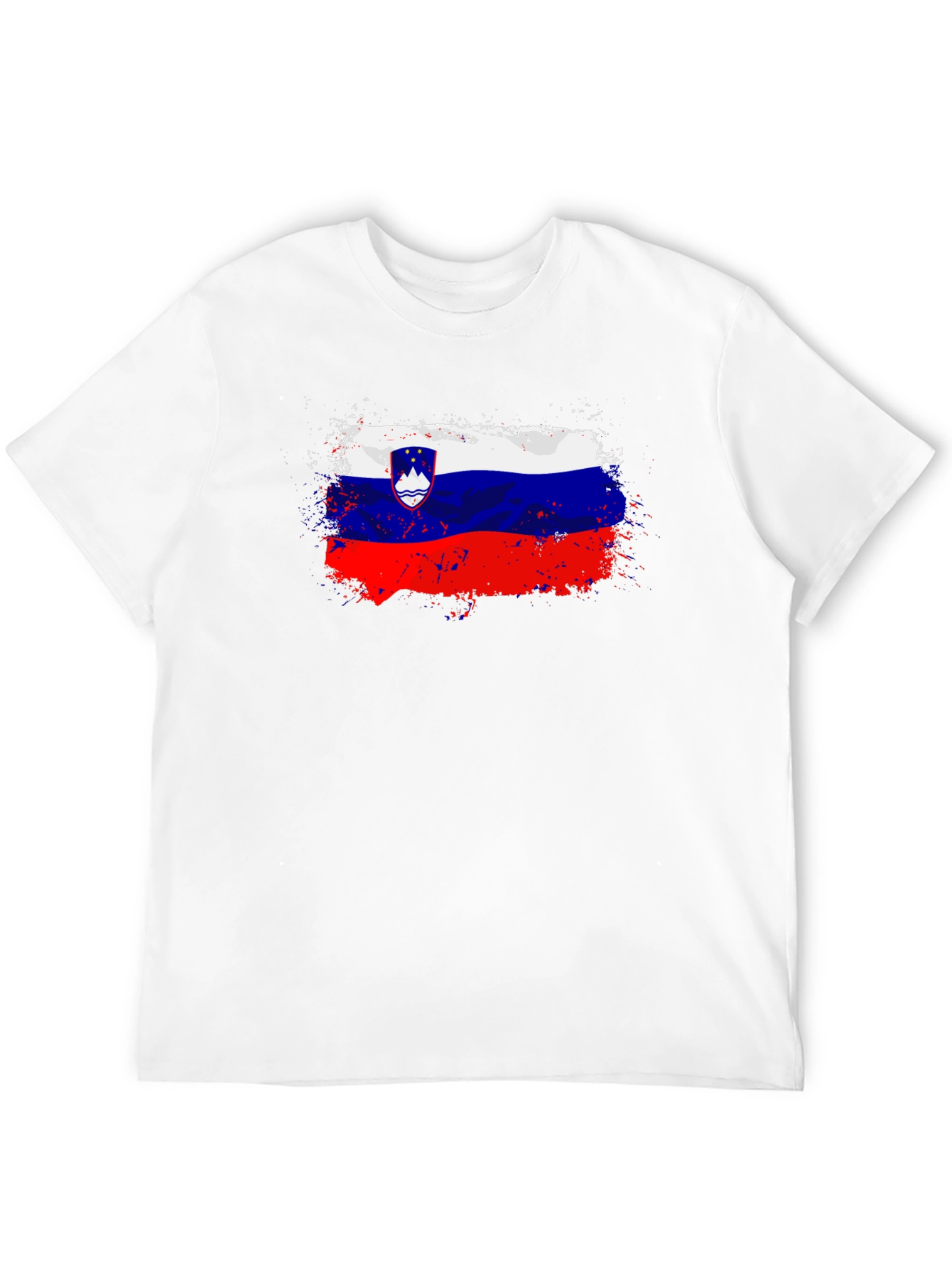 Slovenia Flag T-Shirt - Distressed Design