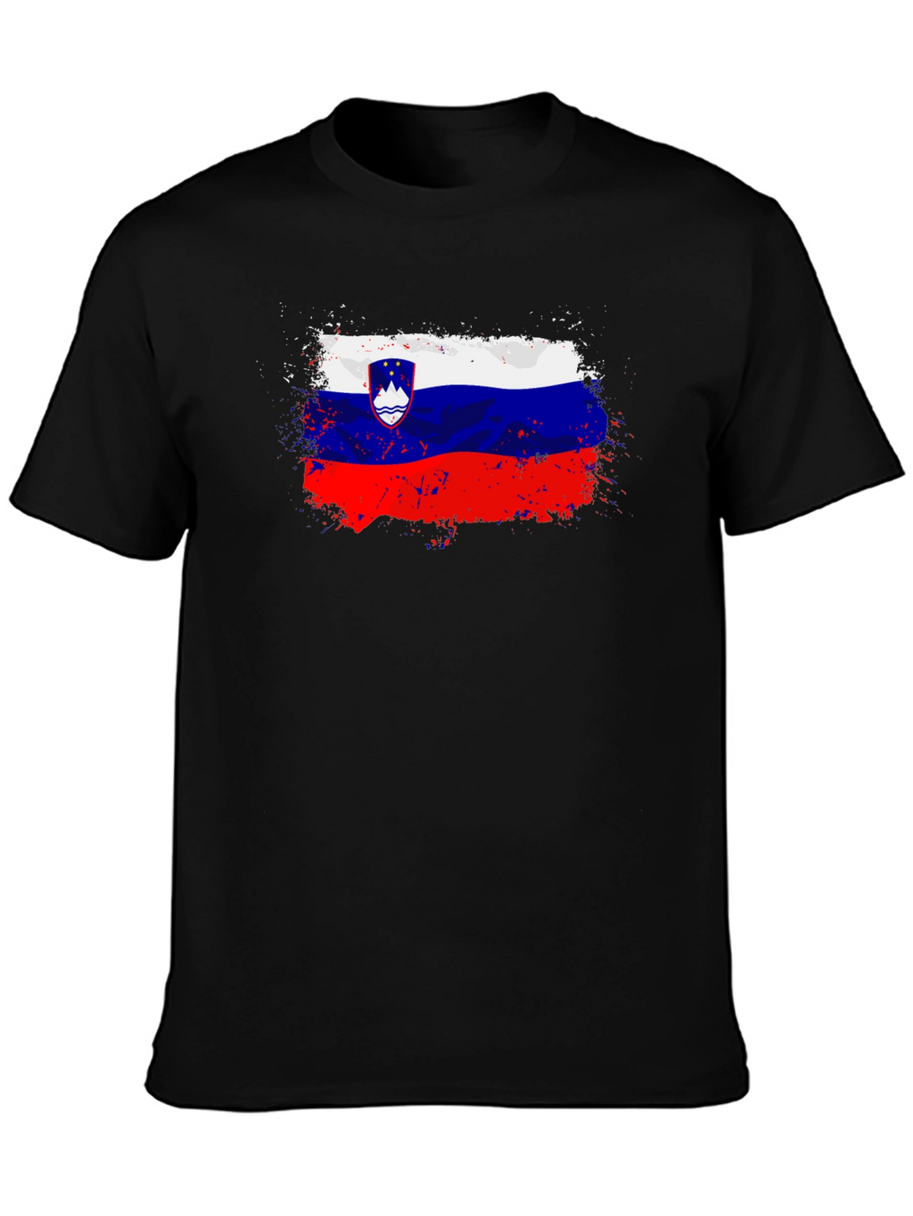 Slovenia Flag T-Shirt - Distressed Design