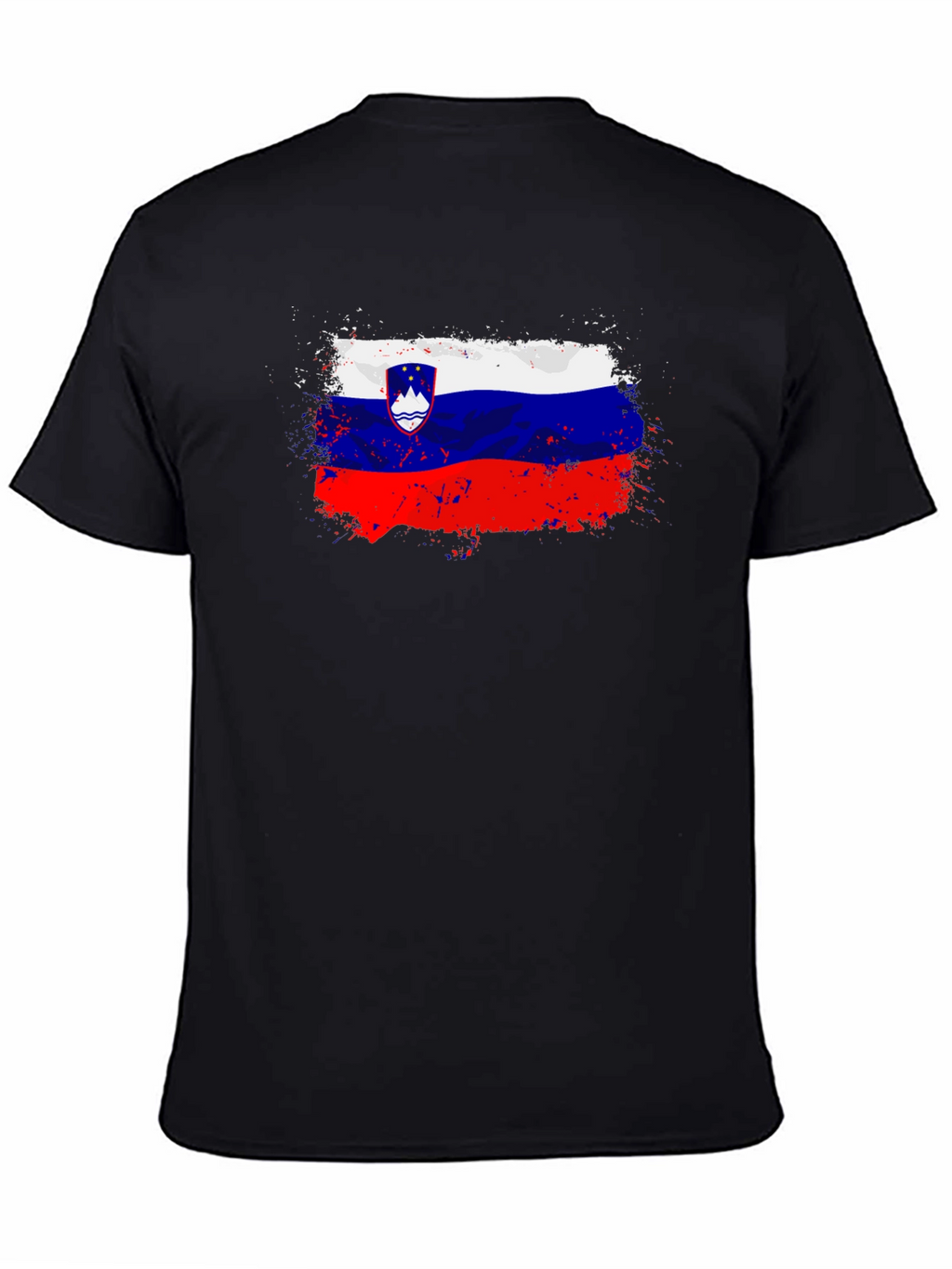 Slovenia Flag T-Shirt - Distressed Design