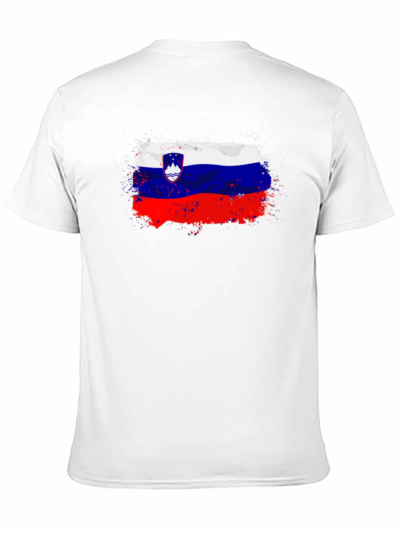 Slovenia Flag T-Shirt - Distressed Design
