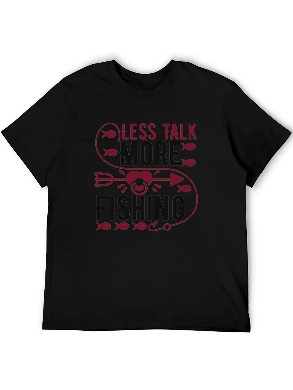 Less Talk More Fishing Graphic Tee