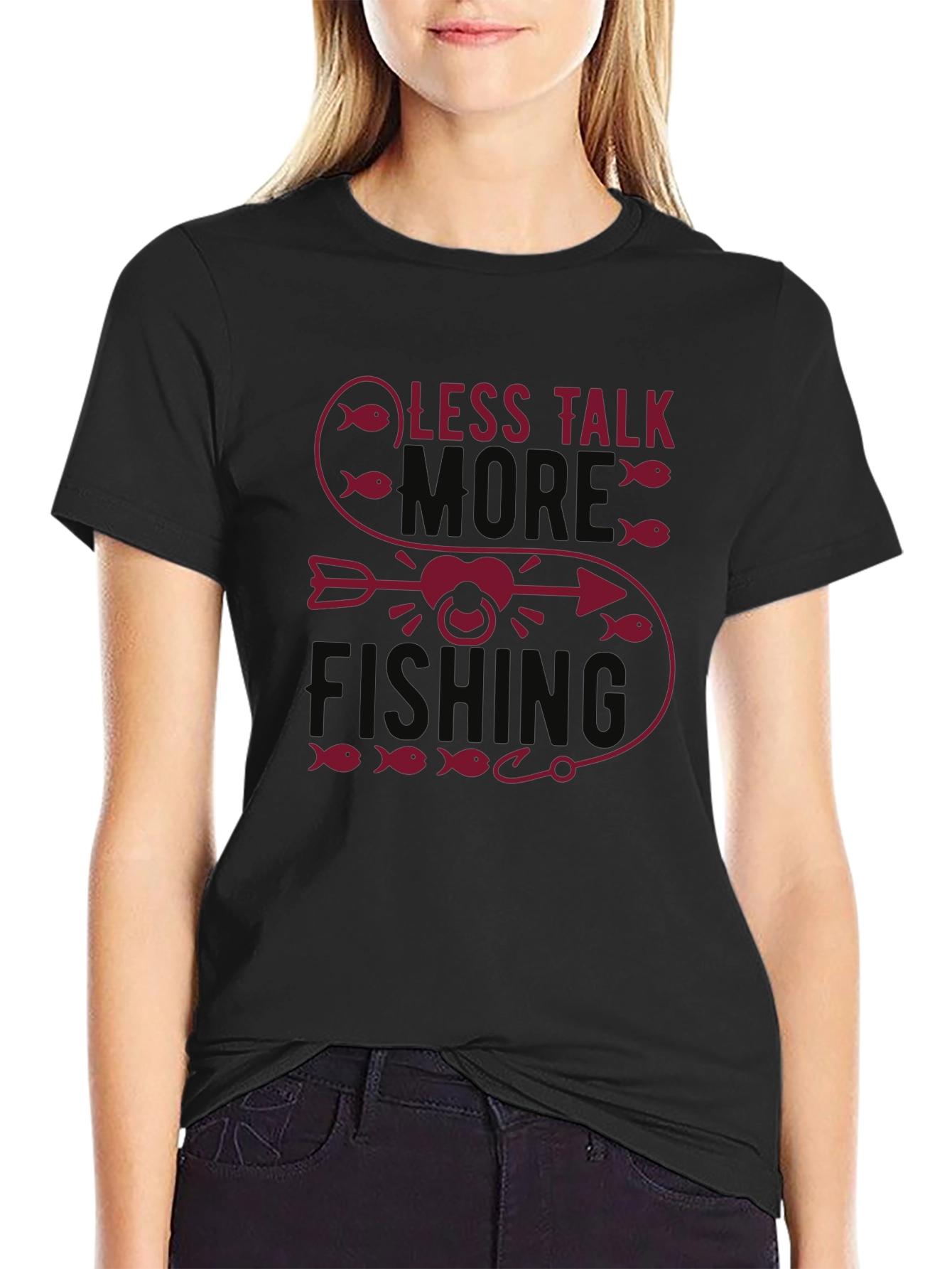Less Talk More Fishing Graphic Tee