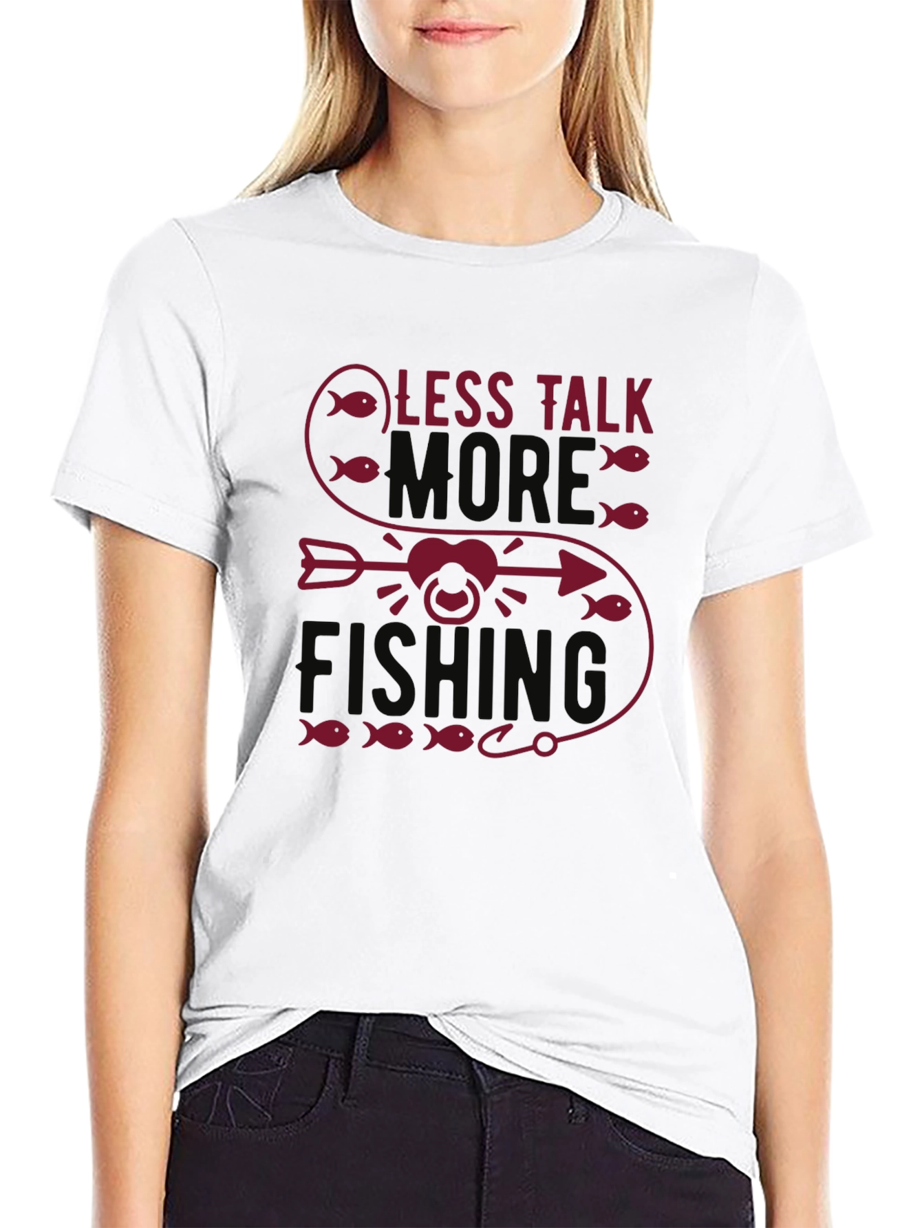 Less Talk More Fishing Graphic Tee