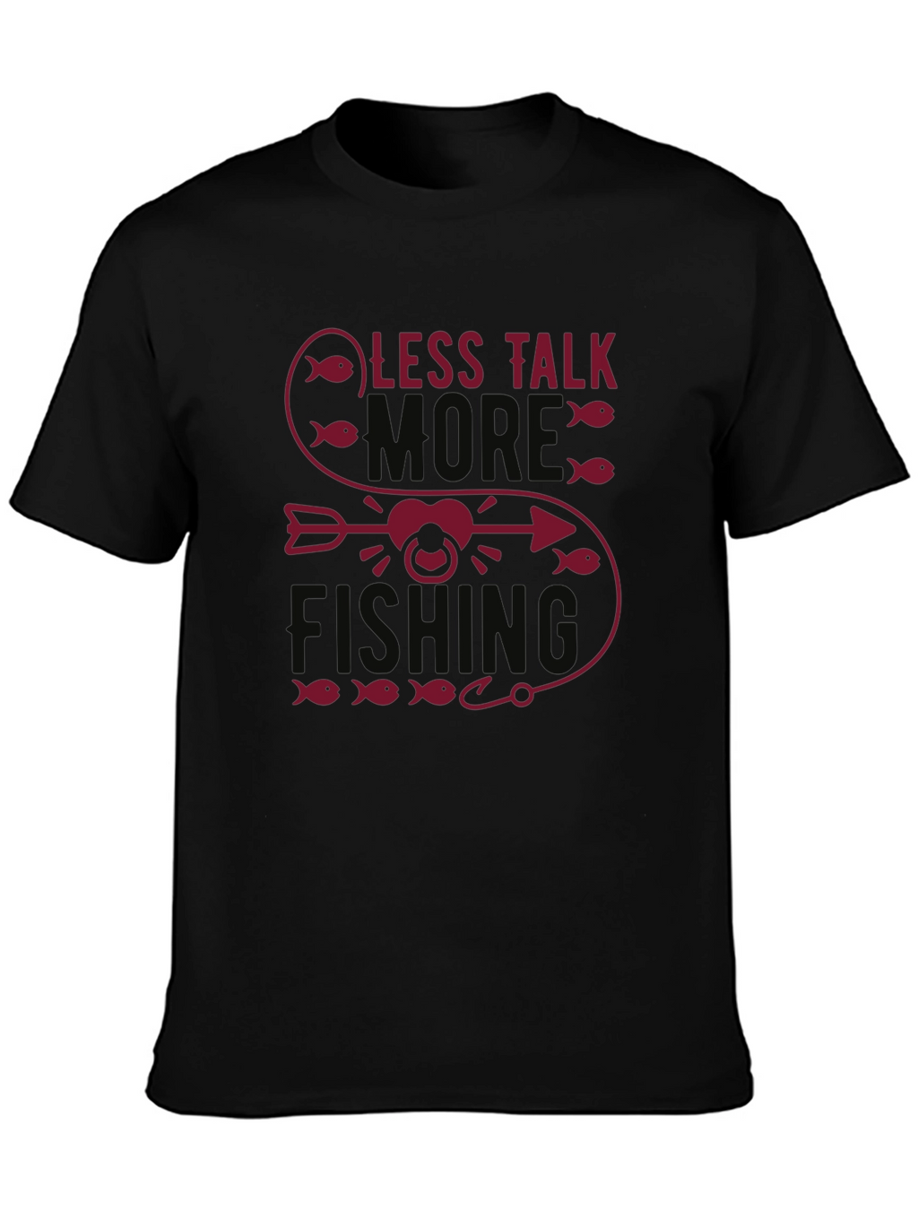 Less Talk More Fishing Graphic Tee