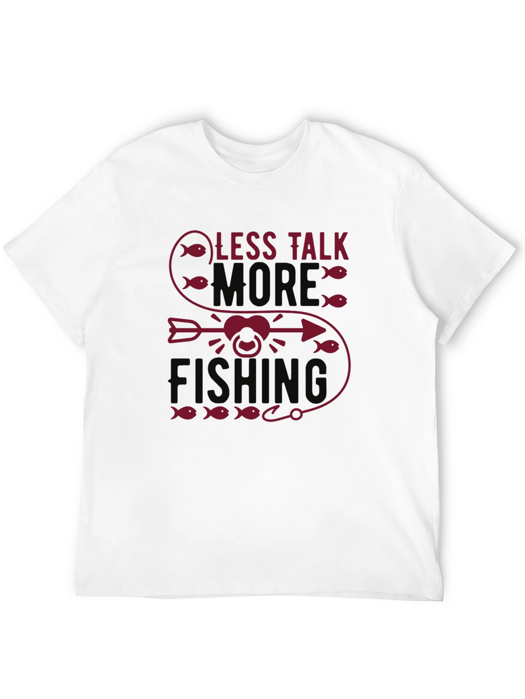 Less Talk More Fishing Graphic Tee