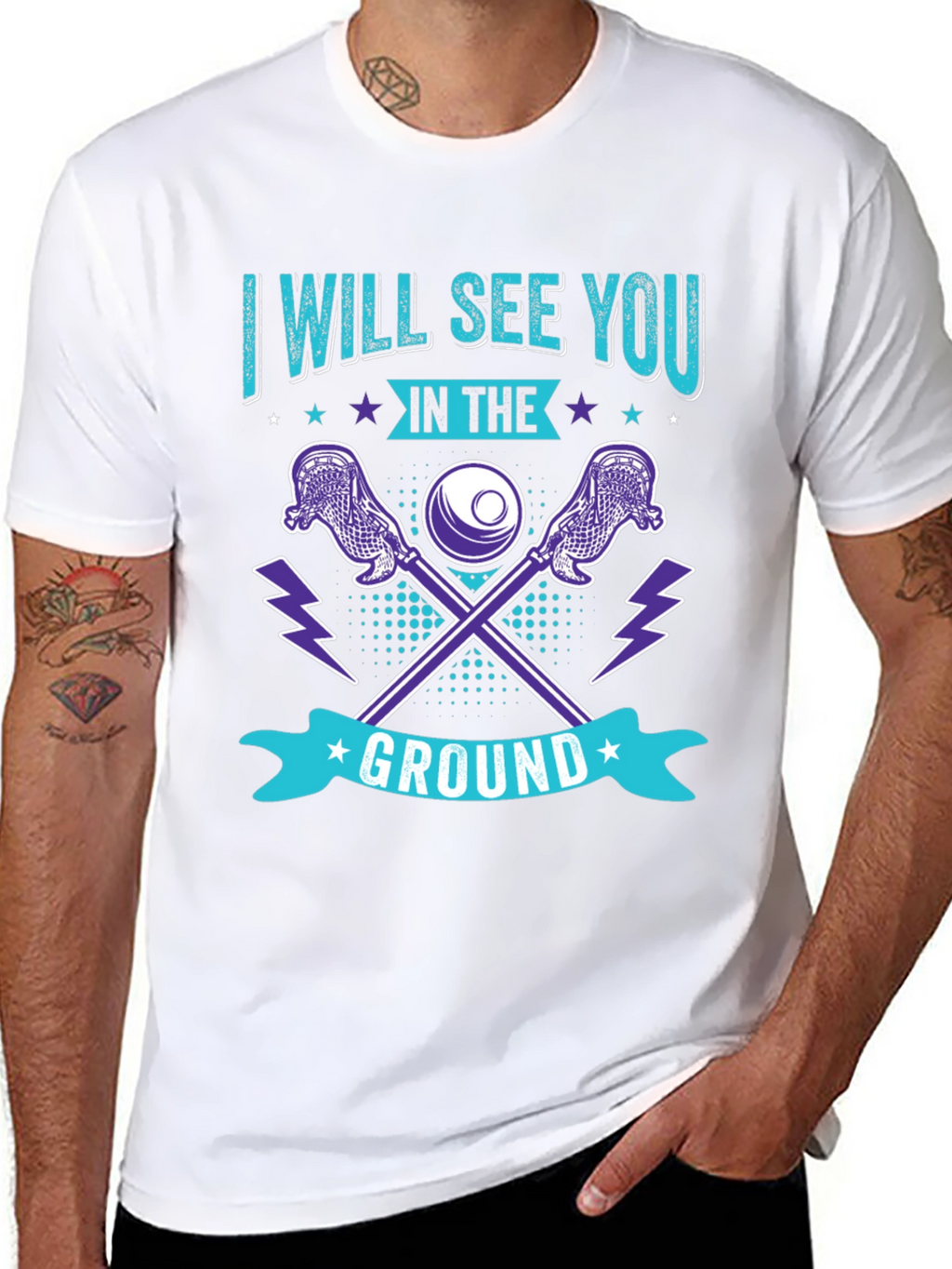 Lacrosse T-Shirt: I Will See You in the Ground