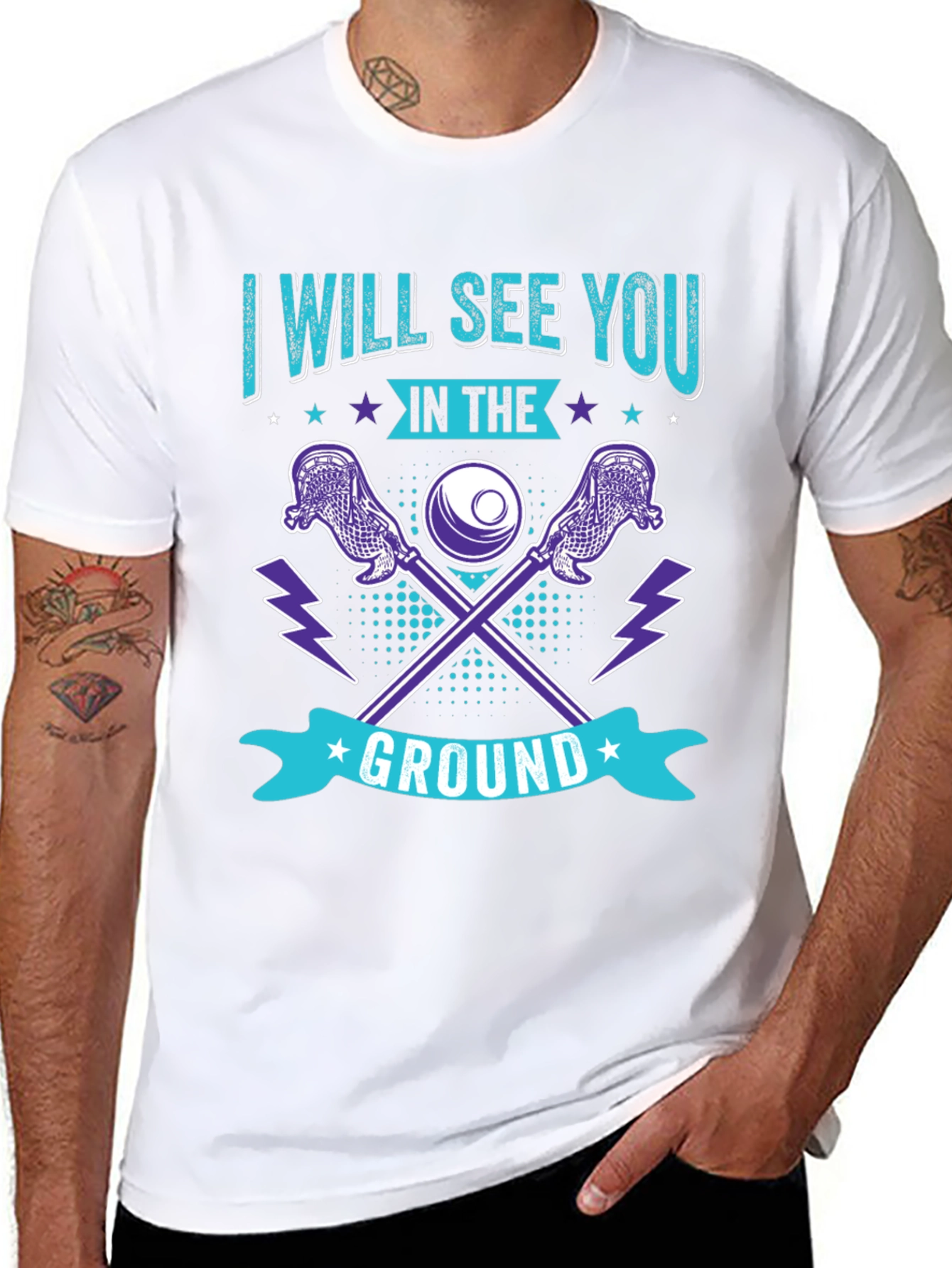 Lacrosse T-Shirt: I Will See You in the Ground