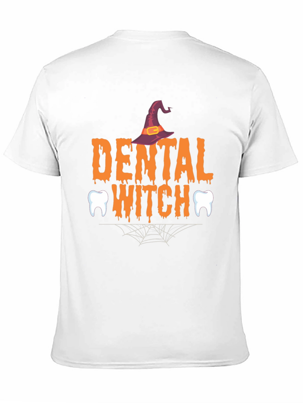 Dental Witch Halloween Graphic T-Shirt