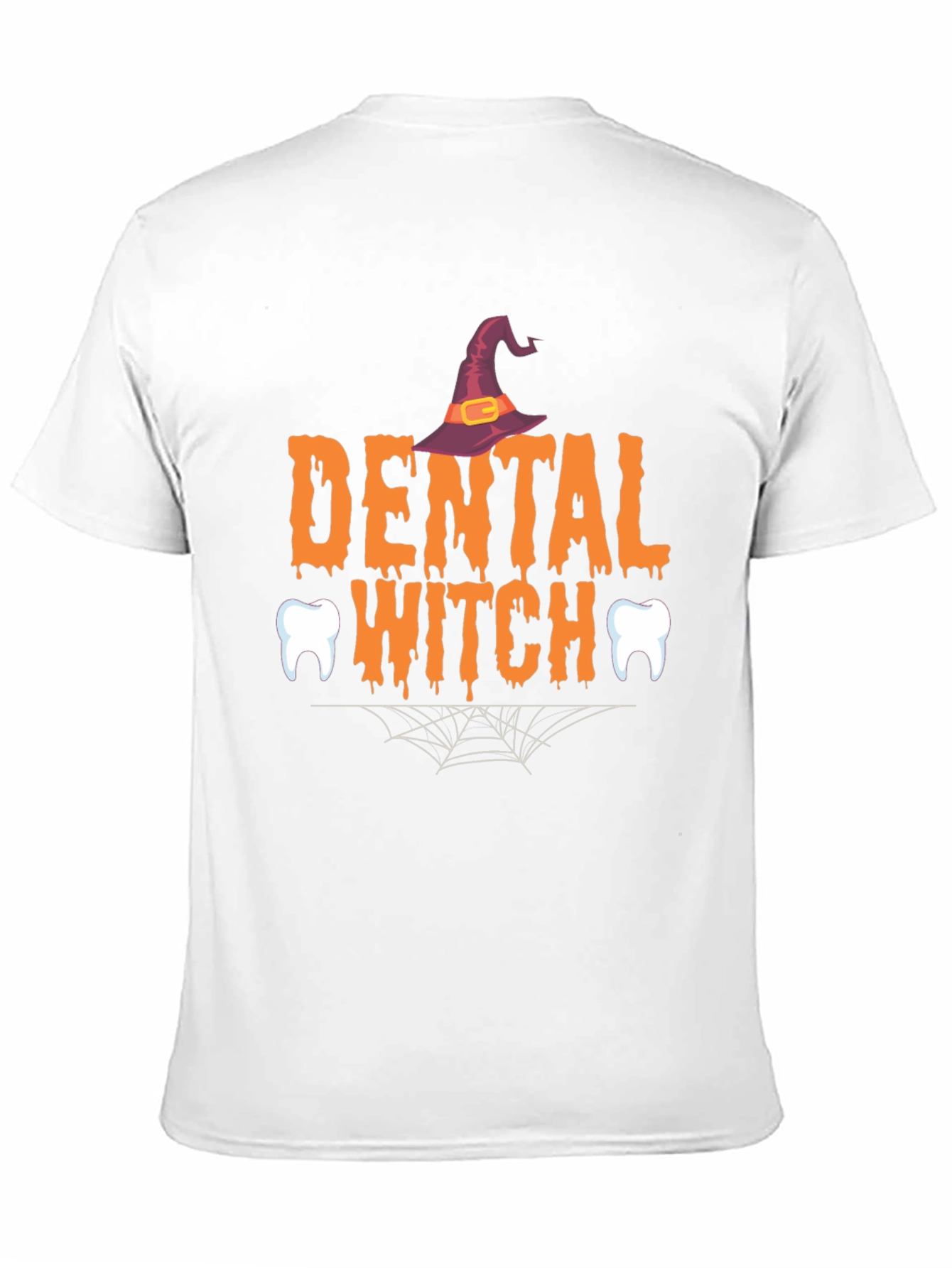 Dental Witch Halloween Graphic T-Shirt