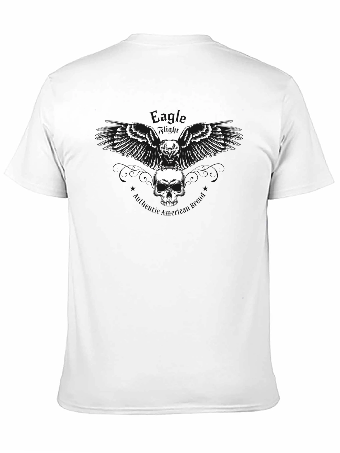 Skull & Raven Graphic Tee - Mens Black T-Shirt