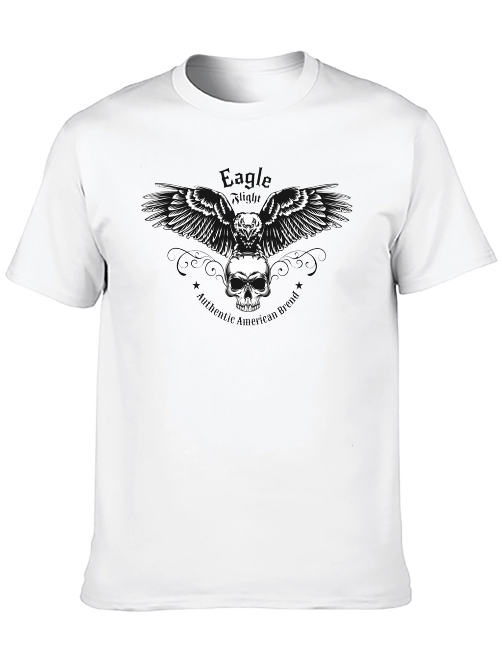 Skull & Raven Graphic Tee - Mens Black T-Shirt