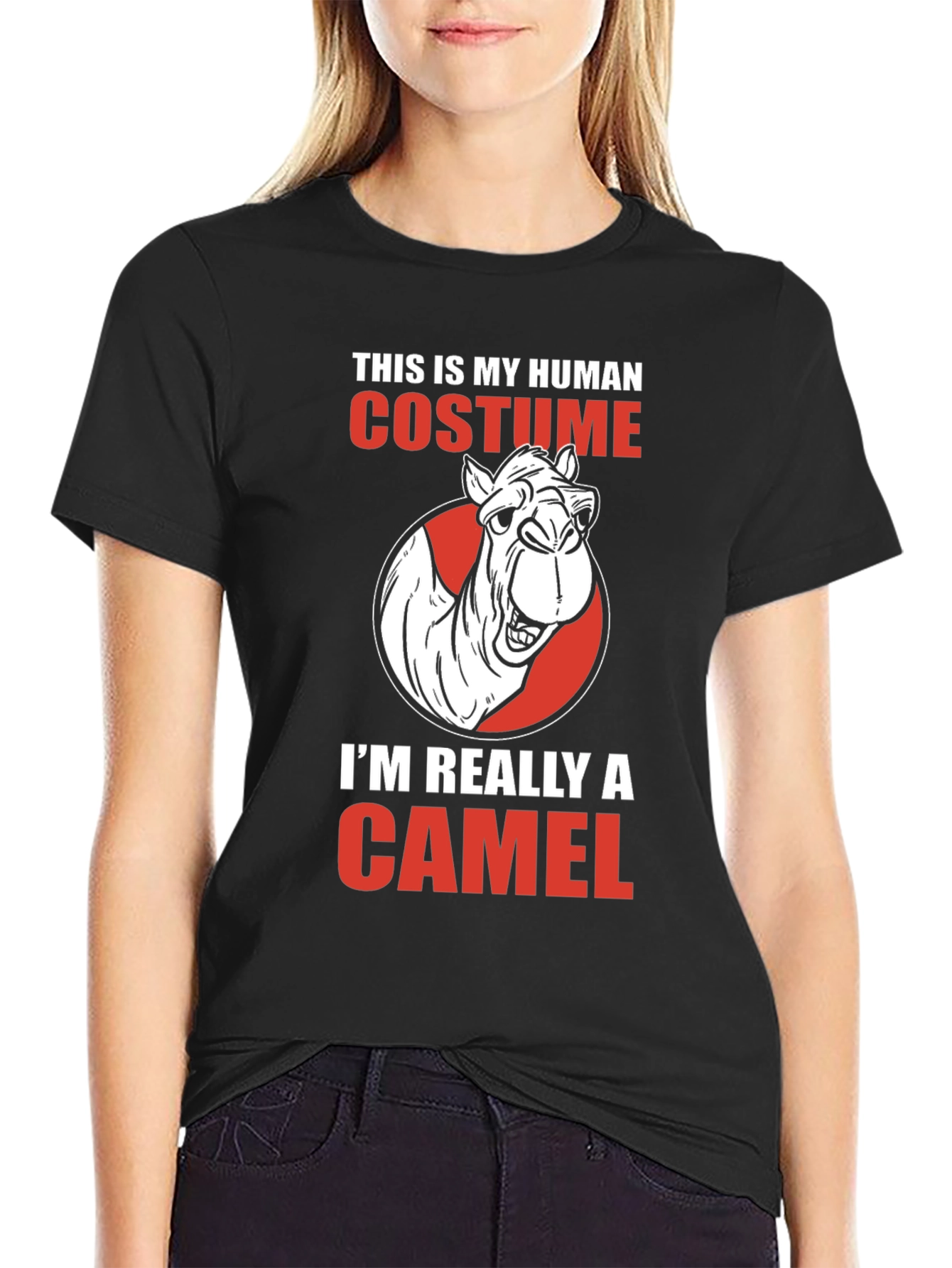 Funny Camel Costume Graphic T-Shirt