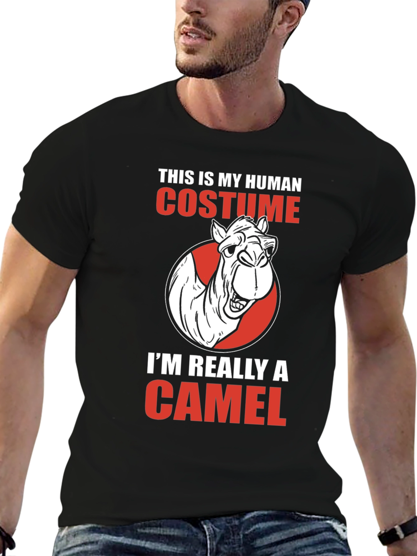 Funny Camel Costume Graphic T-Shirt