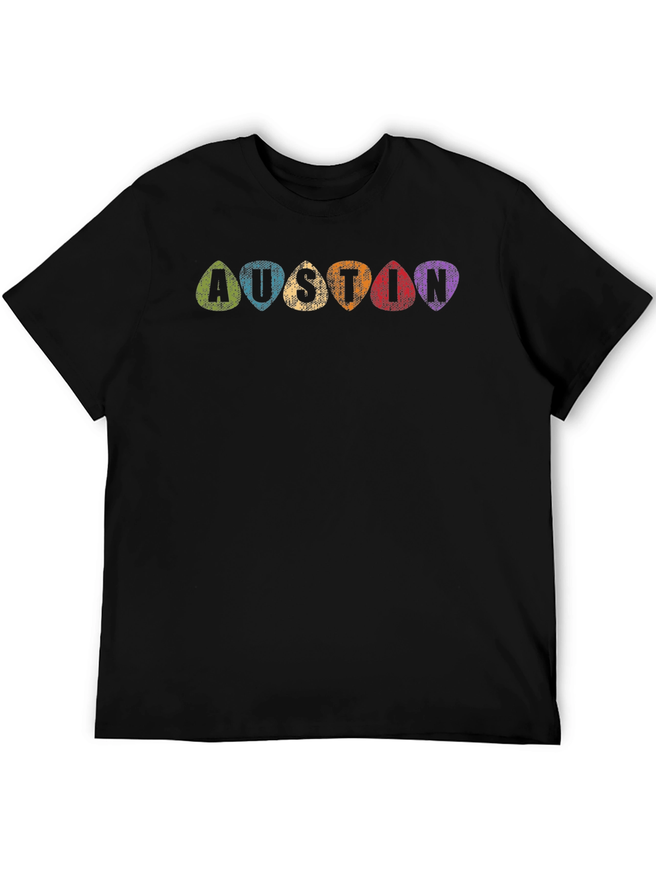 Austin Guitar Pick Tee - Music City Style