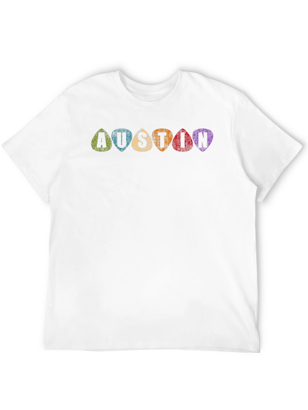 Austin Guitar Pick Tee - Music City Style