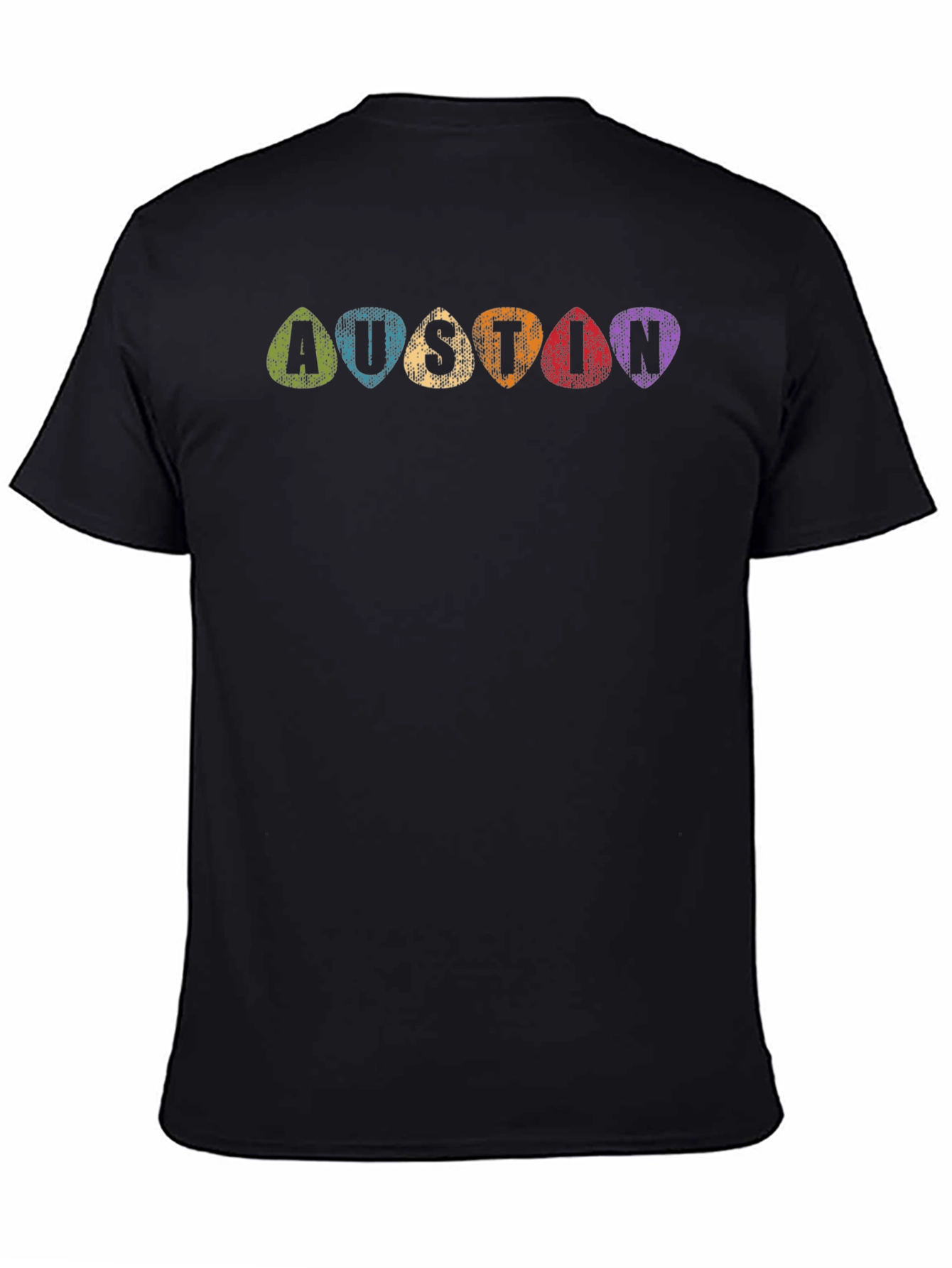 Austin Guitar Pick Tee - Music City Style