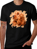 Dog Breed Portrait Black T-Shirt
