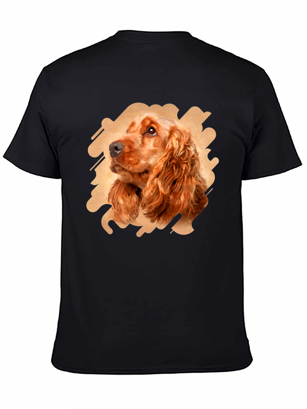 Dog Breed Portrait Black T-Shirt