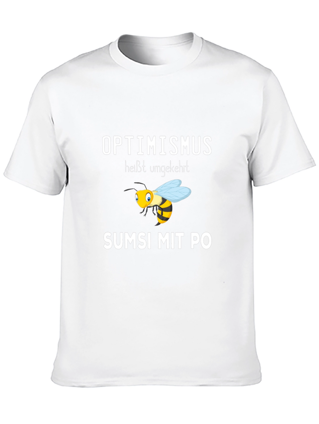 Optimismus Bee Black T-Shirt
