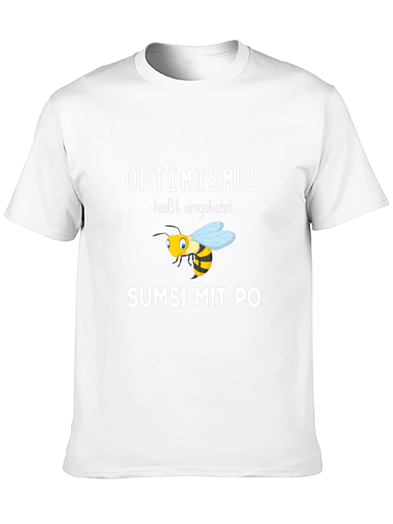 Optimismus Bee Black T-Shirt