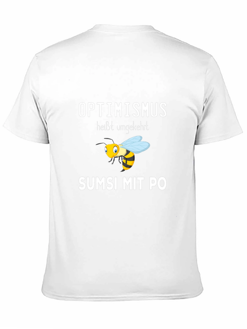 Optimismus Bee Black T-Shirt