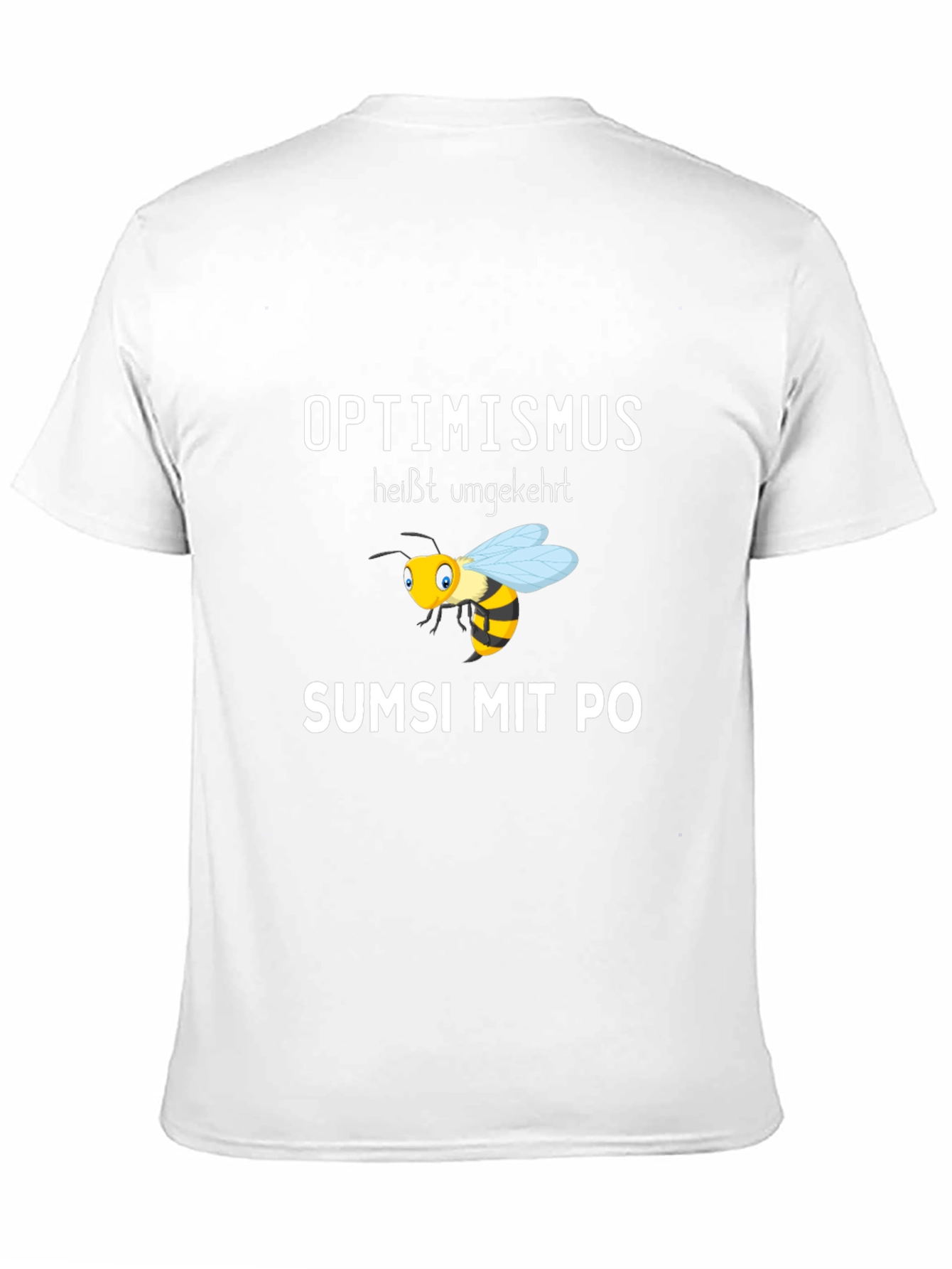 Optimismus Bee Black T-Shirt