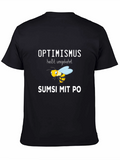 Optimismus Bee Black T-Shirt