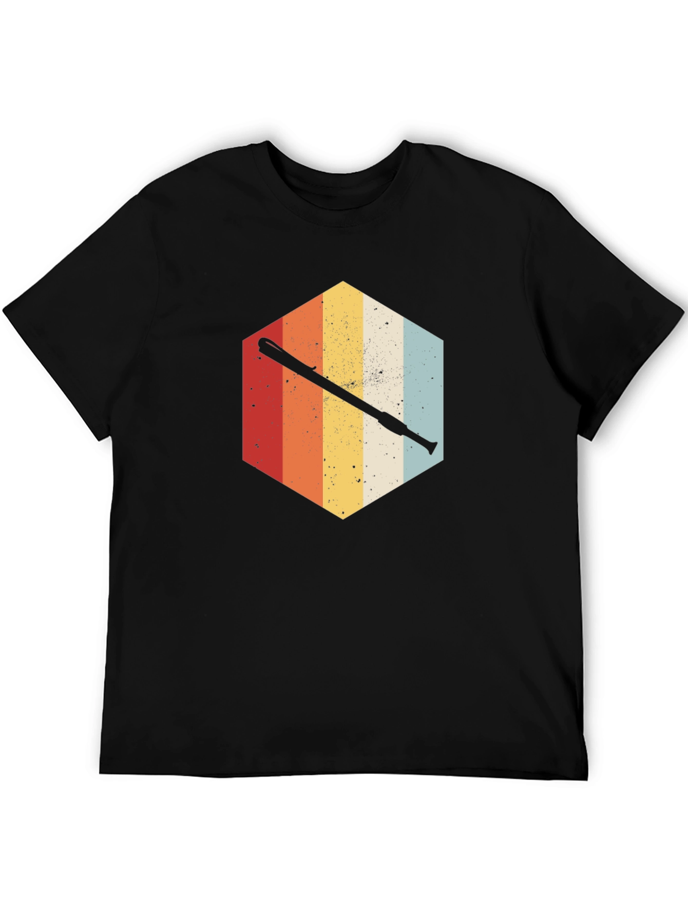 Retro Baseball Bat T-Shirt - Vintage Style Graphic Tee