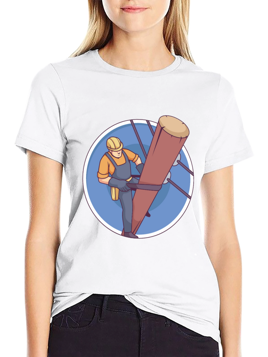 Lineman Graphic T-Shirt - Utility Worker Tee