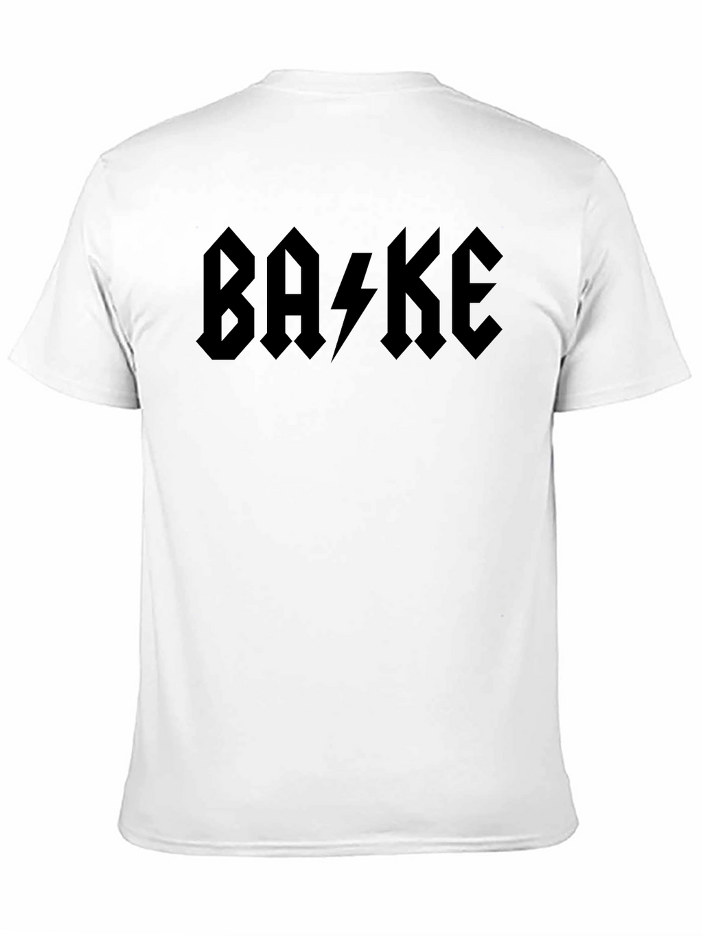BA⚡KE Black Graphic T-Shirt