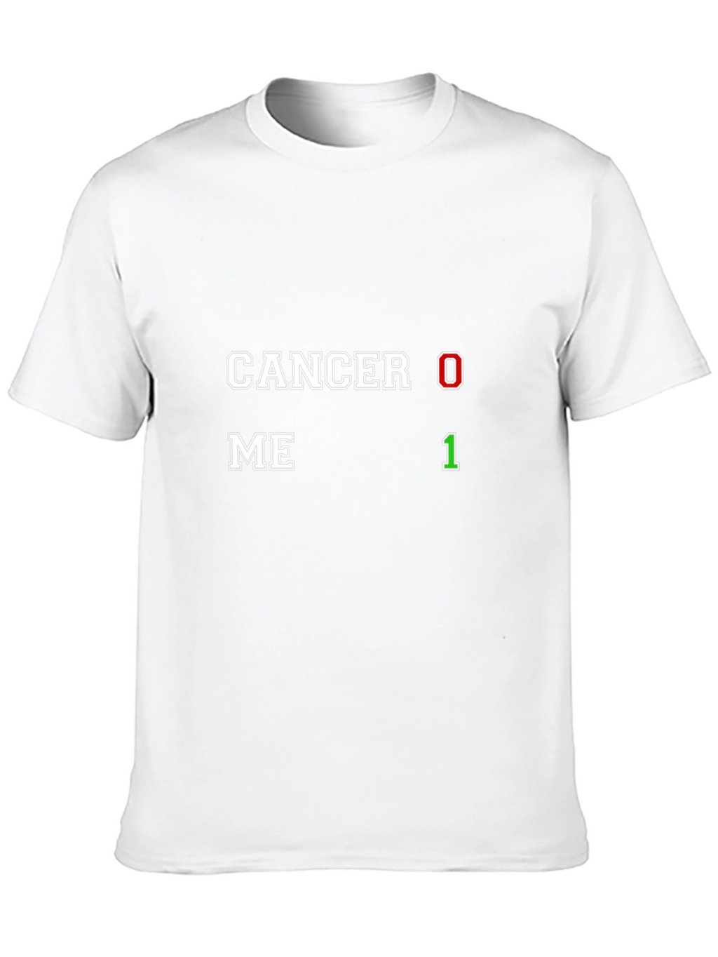 Cancer 0 Me 1 T-Shirt Black