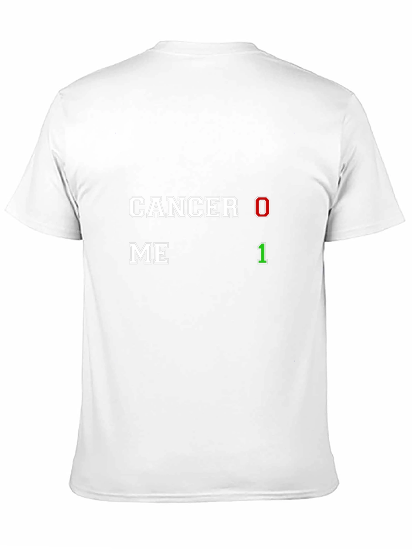 Cancer 0 Me 1 T-Shirt Black