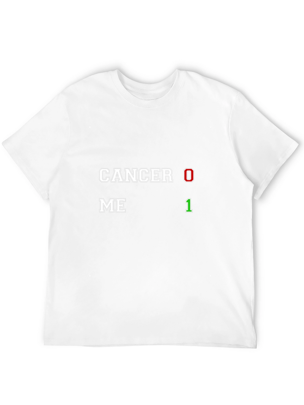 Cancer 0 Me 1 T-Shirt Black