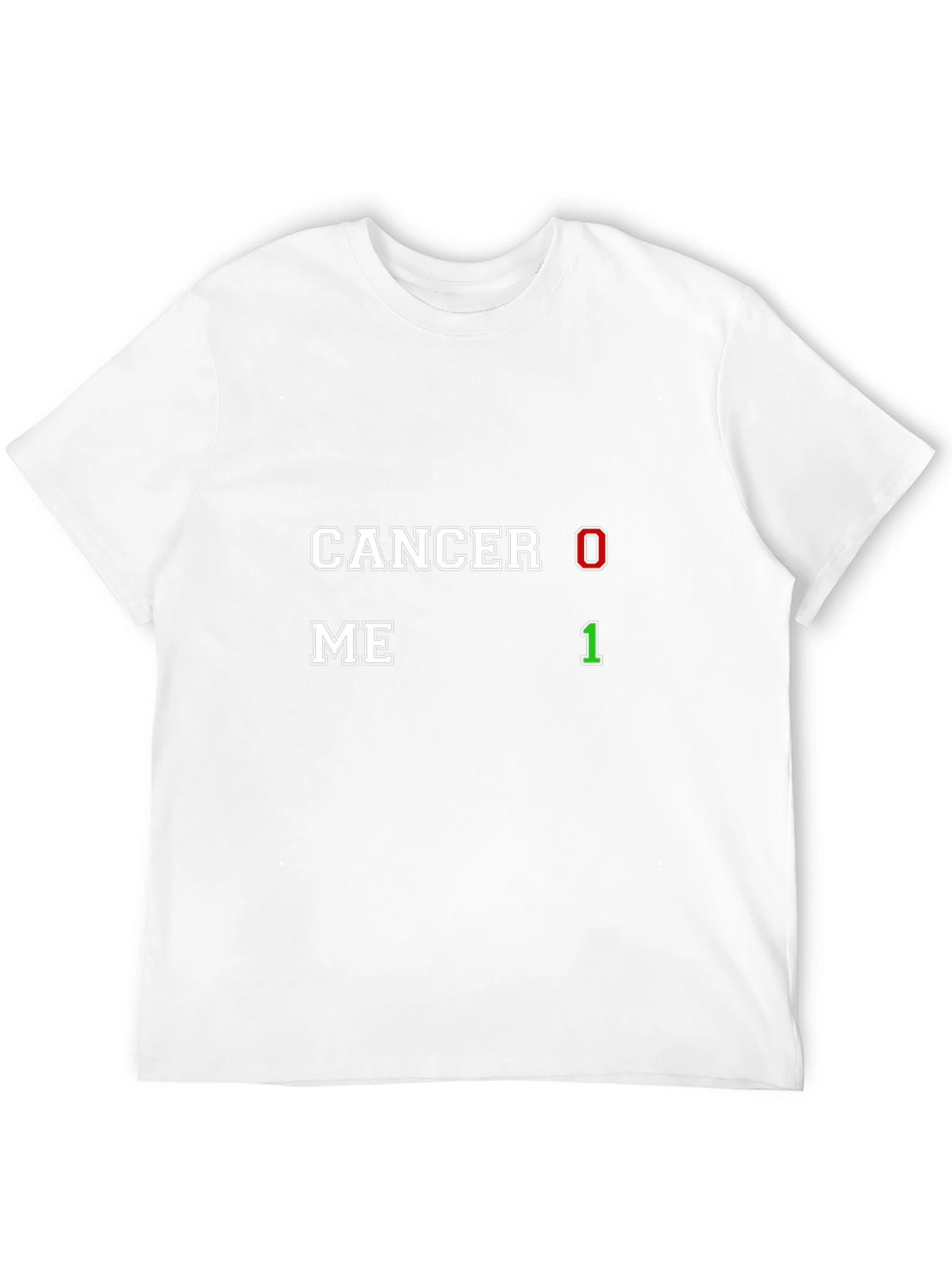 Cancer 0 Me 1 T-Shirt Black