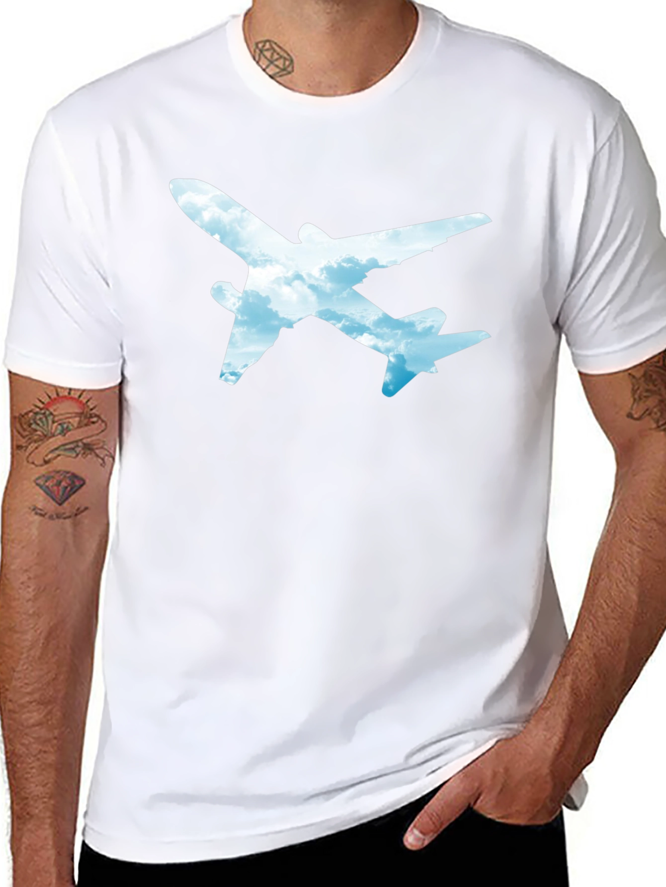Airplane Cloud T-Shirt