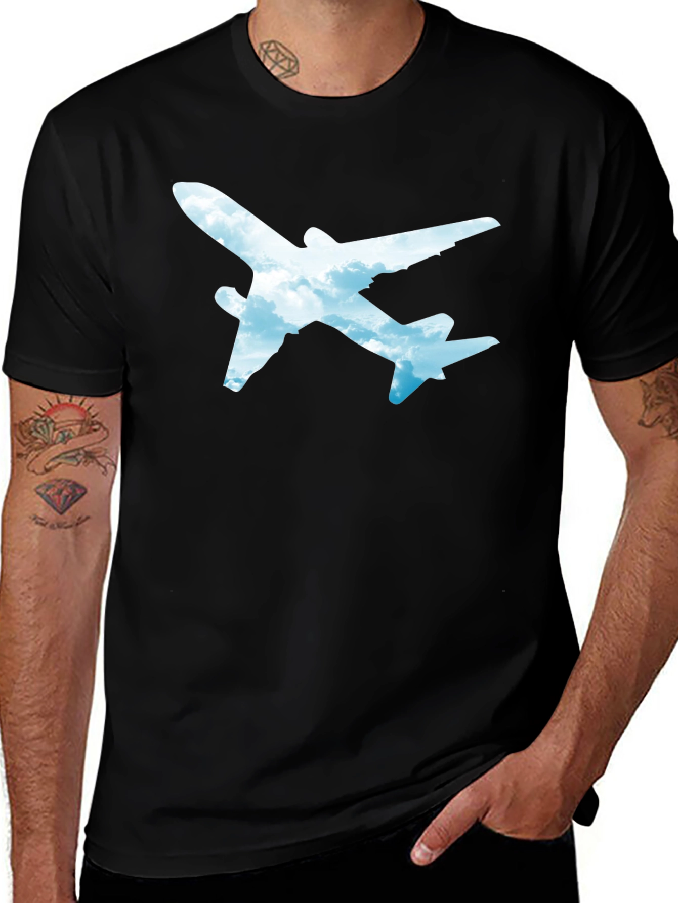 Airplane Cloud T-Shirt